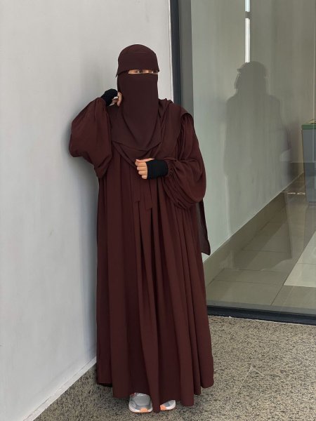 عباية هبة قماش كريب تركي