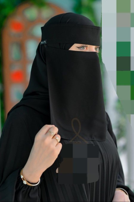 نقاب كويتي استيك مايل حواء