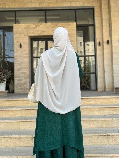 حجاب مستطيل  شيفون سعودي 200 * 90 سم